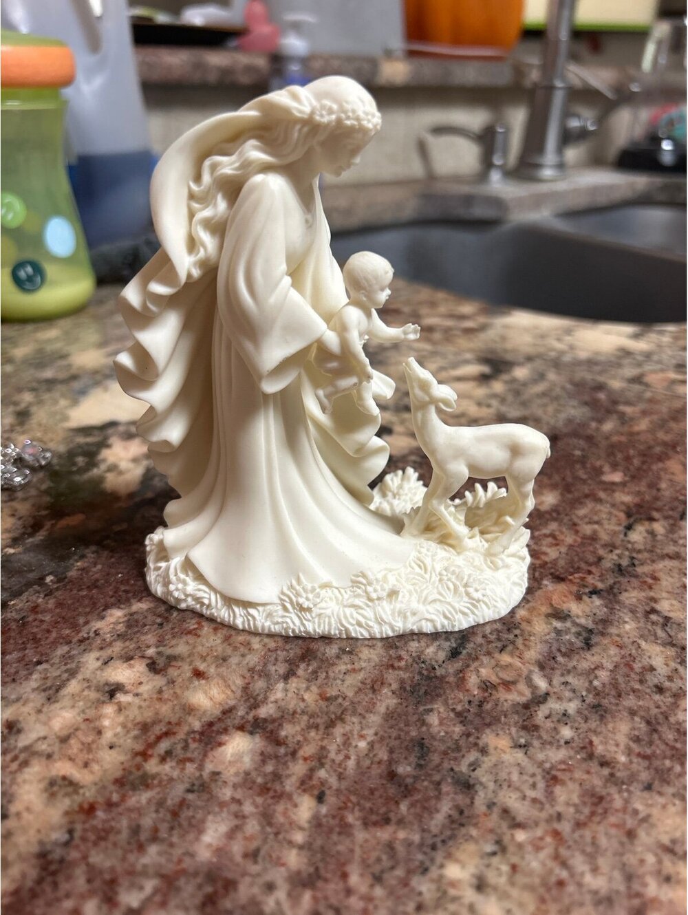 Roman Inc. Millennium “Gentle Love” 1996 Angel Figurine with Child & Deer